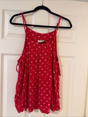 Universal Thread Red Spaghetti-Strap Swing Camisole/tank top